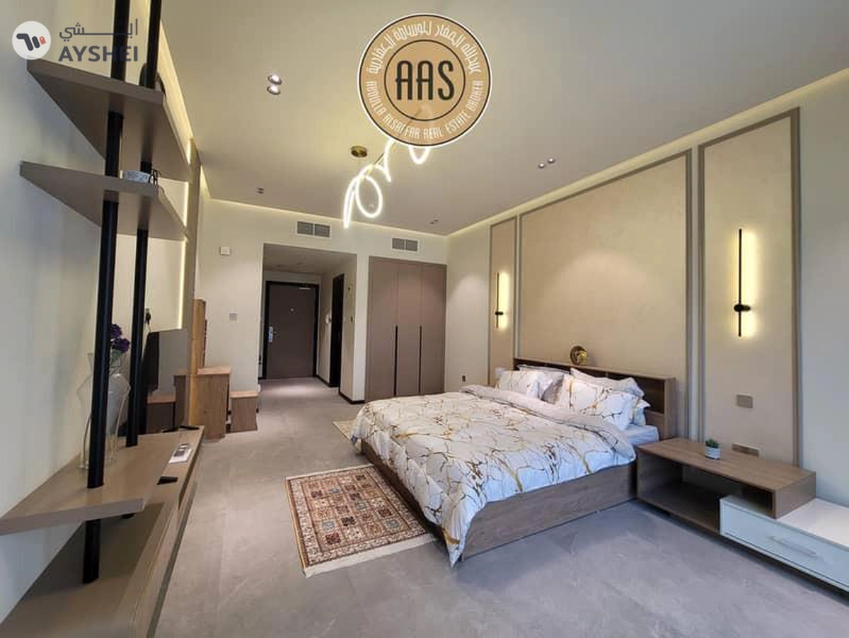 BRAND NEW FURNISHED STUDIO WITH BALCONY & POOL VIEW IN CENTER OF ARJAN-8-8