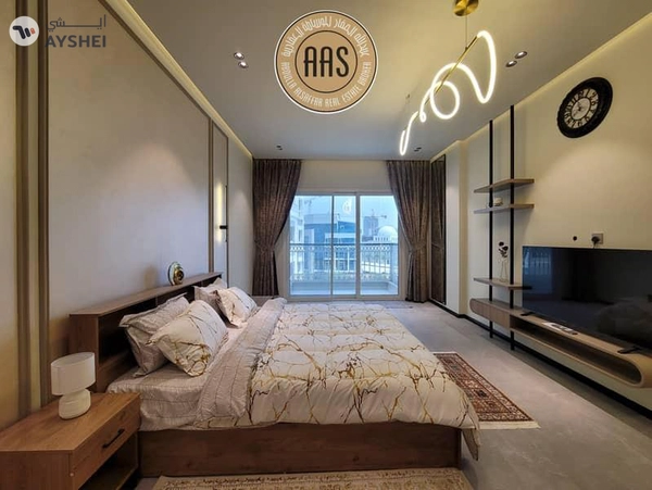 BRAND NEW FURNISHED STUDIO WITH BALCONY & POOL VIEW IN CENTER OF ARJAN