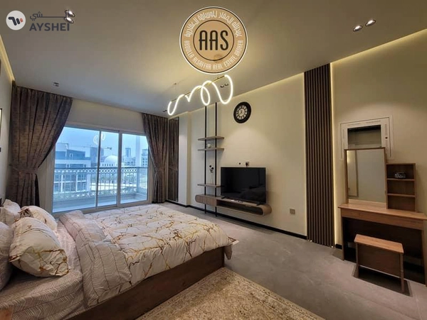 BRAND NEW FURNISHED STUDIO WITH BALCONY & POOL VIEW IN CENTER OF ARJAN