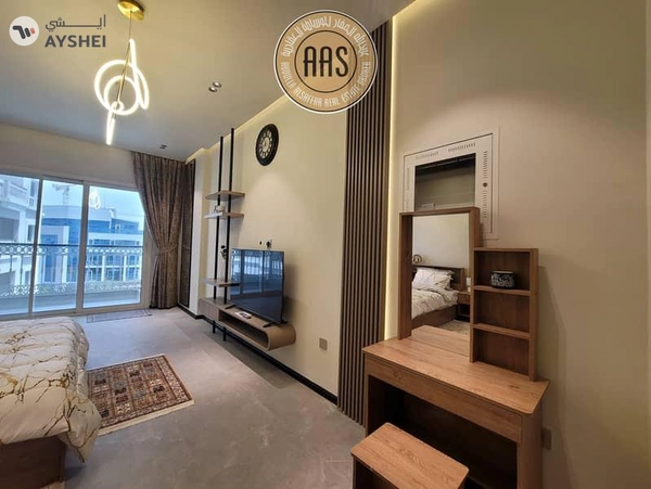 BRAND NEW FURNISHED STUDIO WITH BALCONY & POOL VIEW IN CENTER OF ARJAN