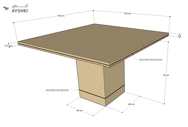 Malone Table, Custom Made