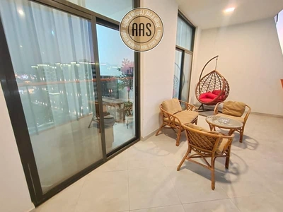 Brand new furniture 1bhk 2bathrooms in 95k balcony wardrobes 1parking free-12