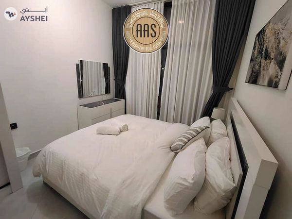 Brand new furniture 1bhk 2bathrooms in 95k balcony wardrobes 1parking free