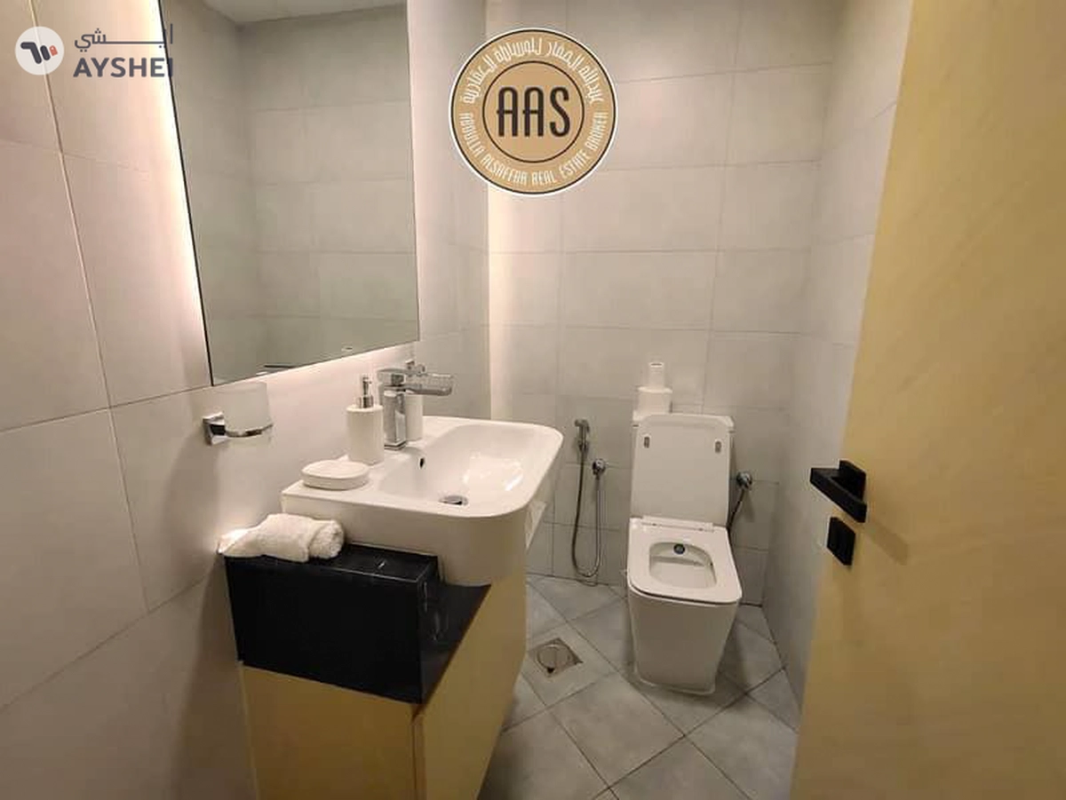 Brand new furniture 1bhk 2bathrooms in 95k balcony wardrobes 1parking free-14-14
