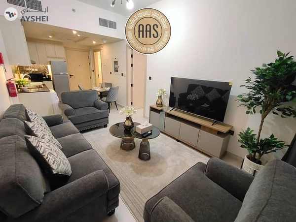 Brand new furniture 1bhk 2bathrooms in 95k balcony wardrobes 1parking free