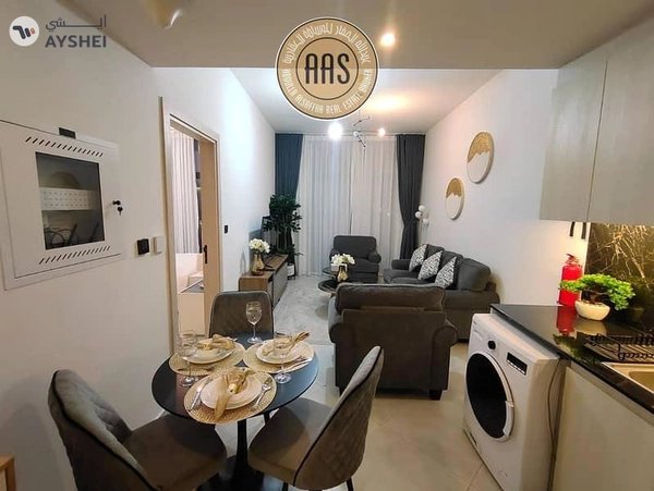 Brand new furniture 1bhk 2bathrooms in 95k balcony wardrobes 1parking free