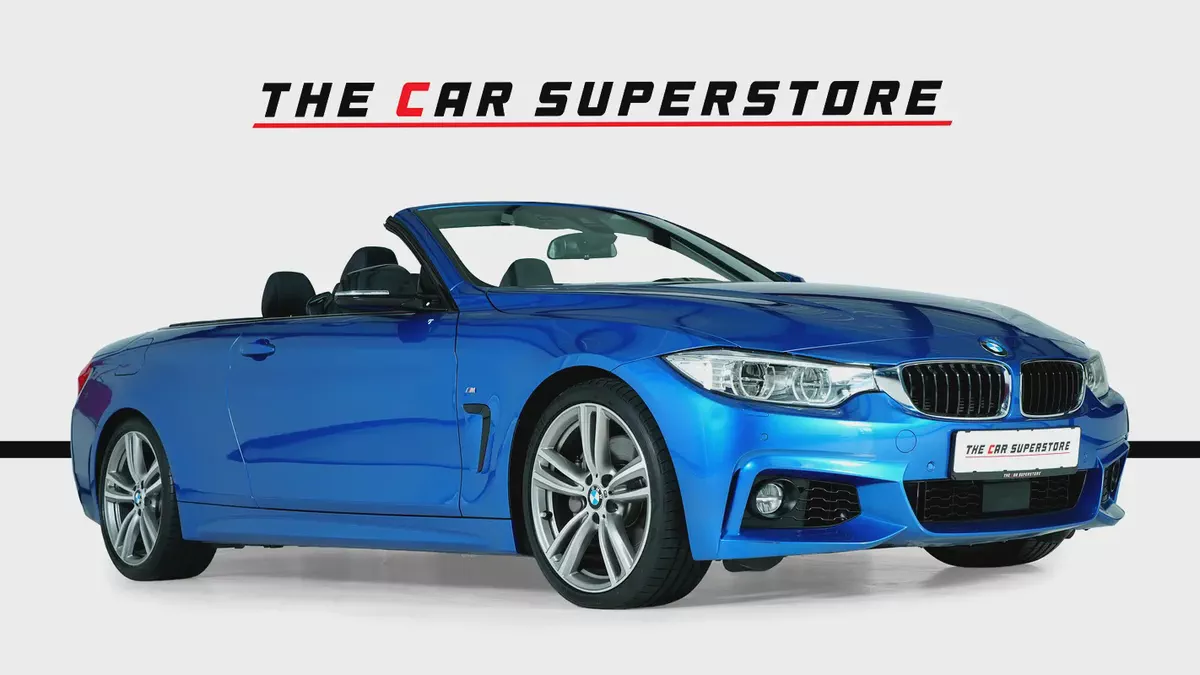 BMW 435i Convertible-Low Mileage-M Sport Package-Excellent Condition-LED Headlights-1-1