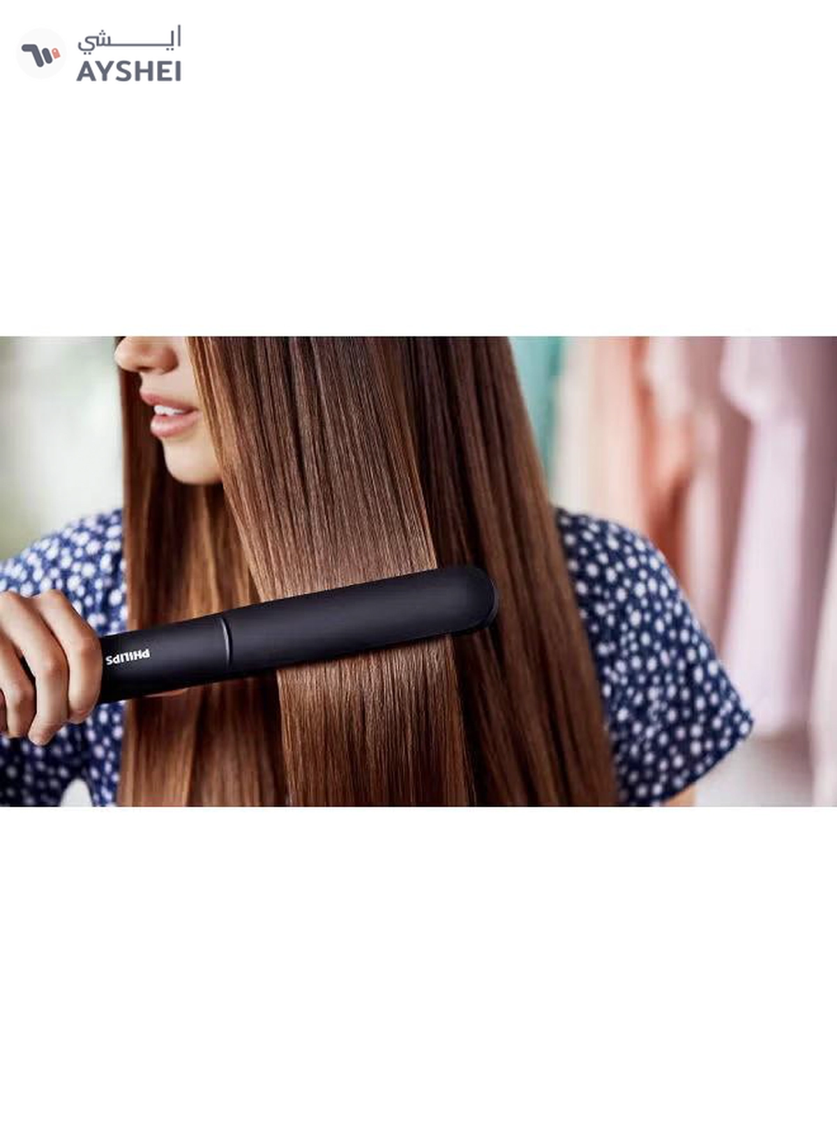 Philips BHS375 Thermo Protect Hair Straightener Black/Pink-2-2