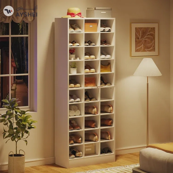 30 Pair Shoe Storage Cabinet
