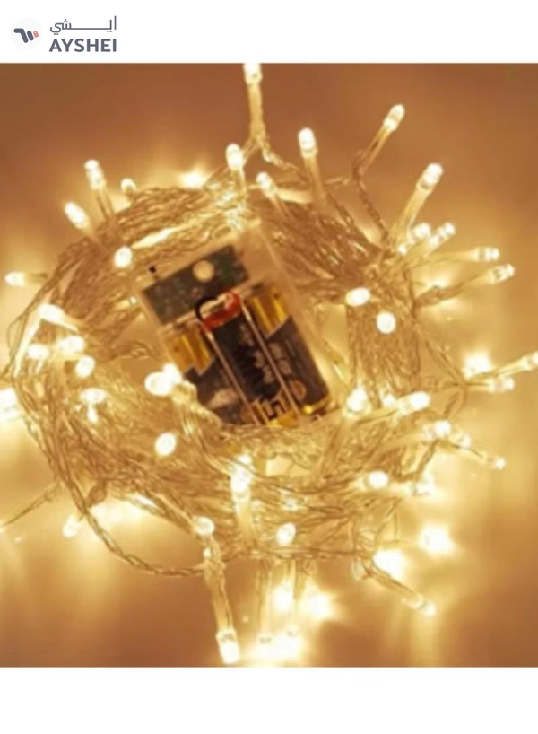 JIHAM Battery Operated String Light 3 Meter 30 LED Fairy Light Curtain Light For Home And Outdoor Decoration Light MultiMode Operated Light (Battery Not Included)