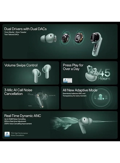 OnePlus Buds 4 TWS Earbuds with Upto 55dB Real-time ANC-4