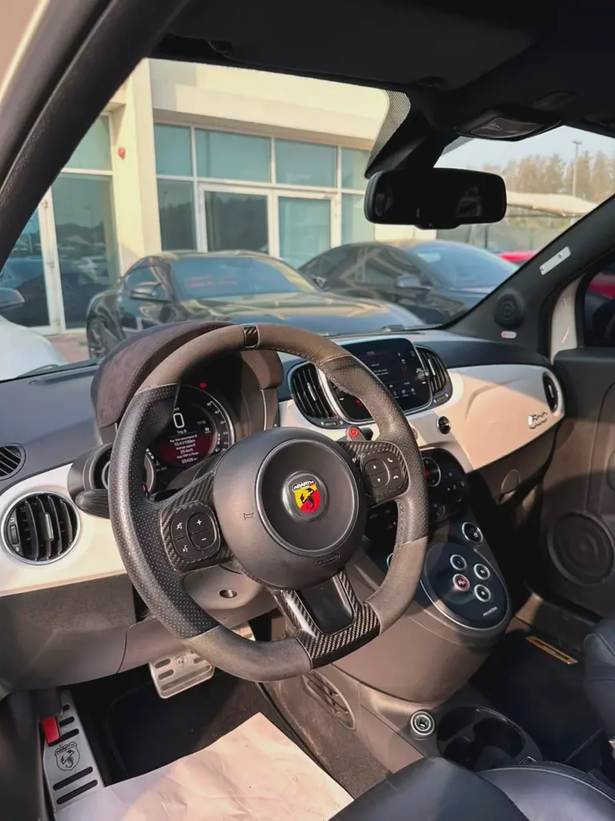 Fiat 500 Abarth 2022 GCC Specs - Low Mileage - Pristine Condition-2-2