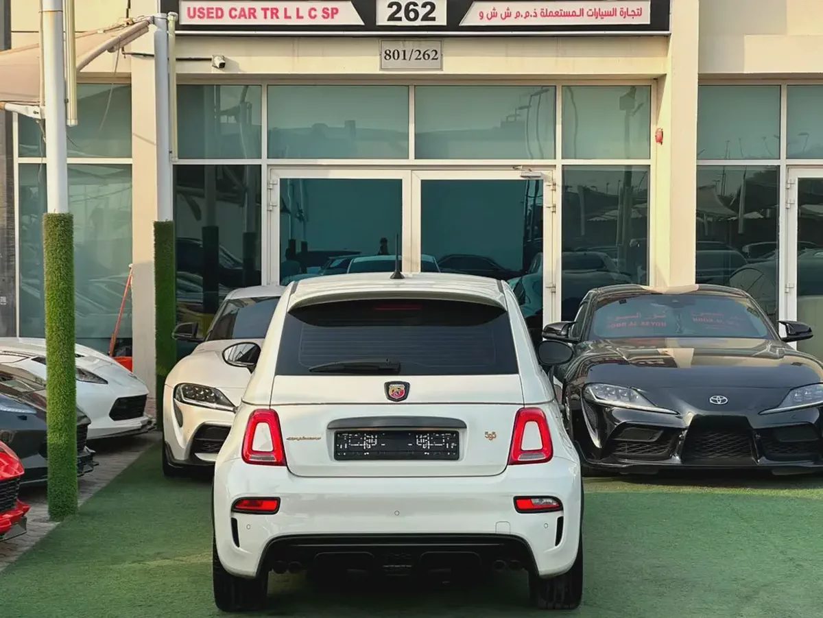 Fiat 500 Abarth 2022 GCC Specs - Low Mileage - Pristine Condition-4-4