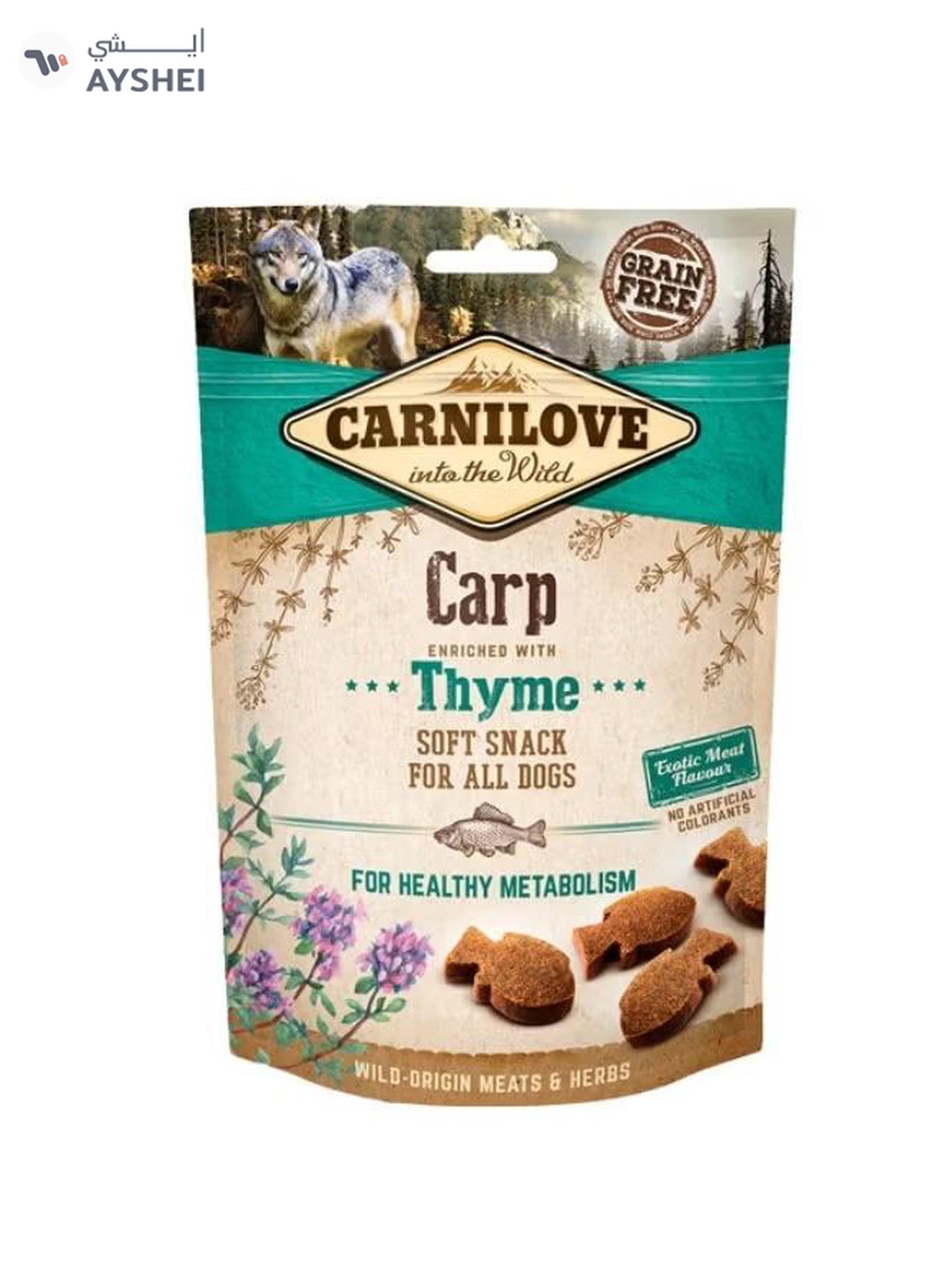 CARNILOVE Soft Carp Thyme dog treat - 200 g