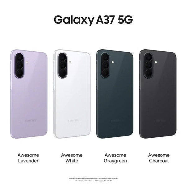 Samsung Galaxy A37 Dual SIM Awesome Charcoal 8GB RAM 256GB 5G - Middle East Version