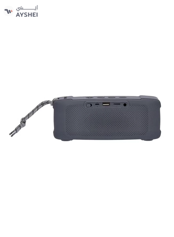 GEEPAS Rechargeable Bluetooth Speaker with Multiple Functions (TF Card/ AUX/ USB/ TWS/ BT/ FM, Hands Free Calling), Black