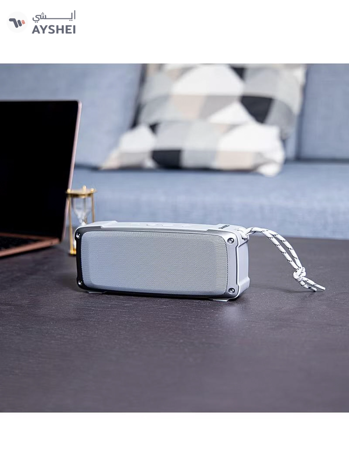 GEEPAS Rechargeable Bluetooth Speaker with Multiple Functions (TF Card/ AUX/ USB/ TWS/ BT/ FM, Hands Free Calling), Black-6-6