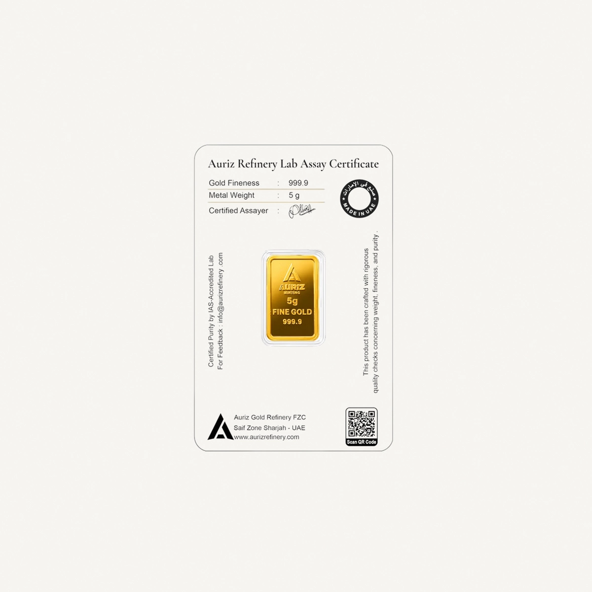 Auriz Minting 5gm bar - Variable design-2-2