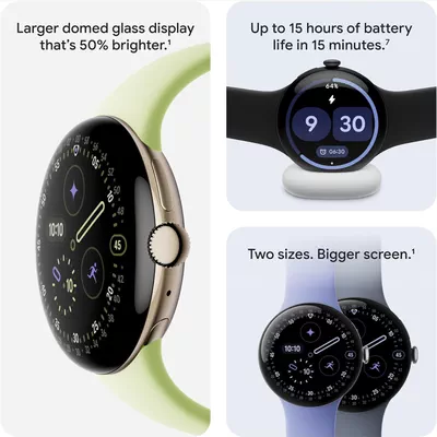 Google Pixel Watch 4 (45mm) - Android Smartwatch with Heart Rate and Sleep Tracking - 40-Hour Battery-4