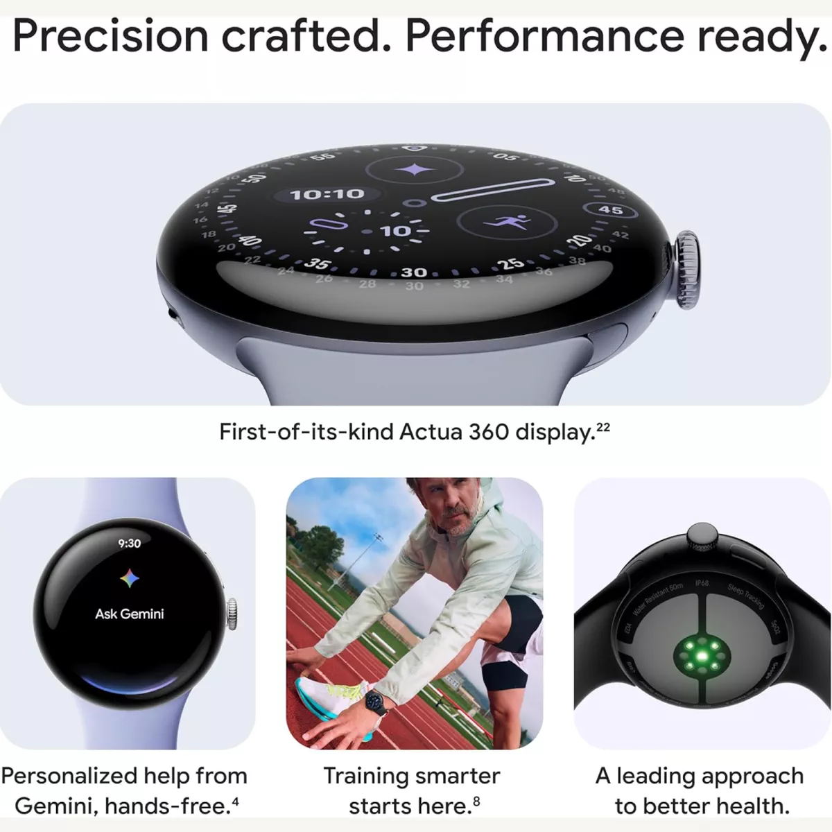 Google Pixel Watch 4 (45mm) - Android Smartwatch with Heart Rate and Sleep Tracking - 40-Hour Battery-3-3