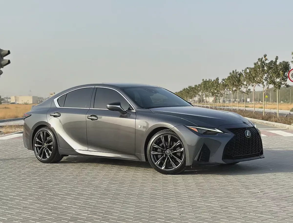 Lexus IS 350 F Sport | 3.5L V6 | 2024 | American Specs | 17,000 km | Grey / Black