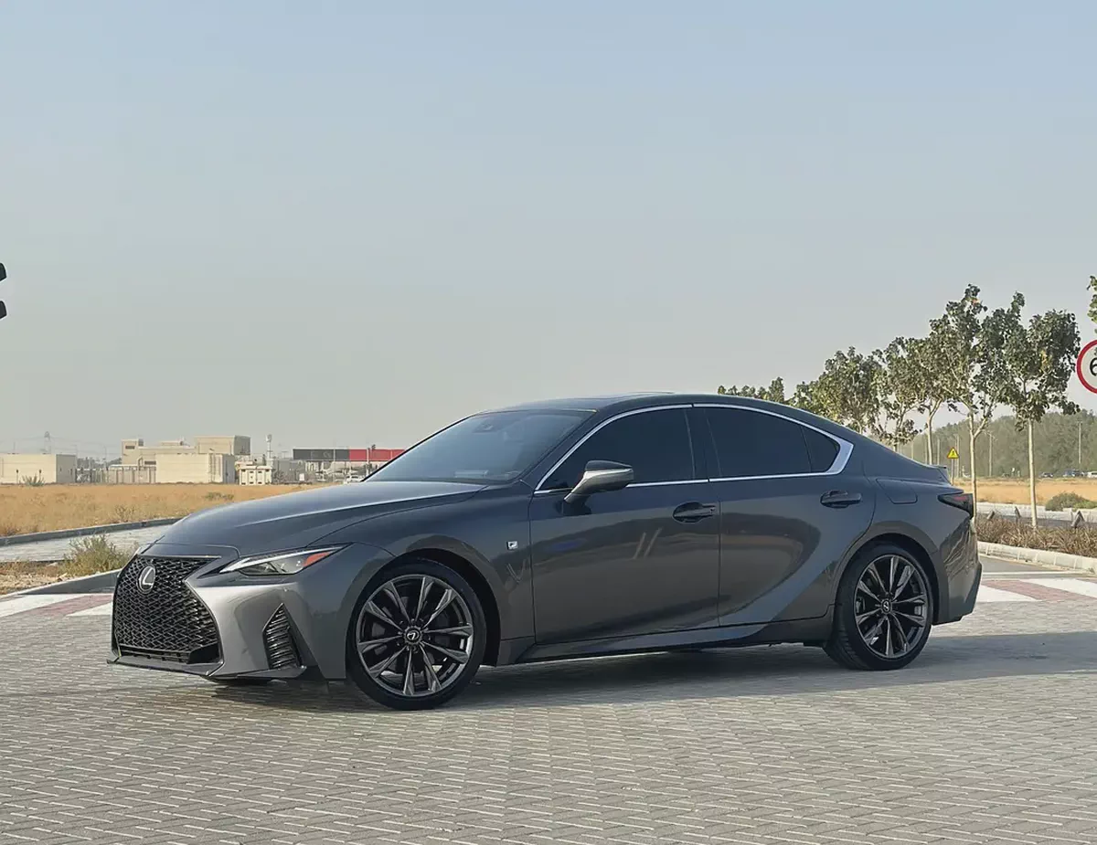 Lexus IS 350 F Sport | 3.5L V6 | 2024 | American Specs | 17,000 km | Grey / Black-4-4