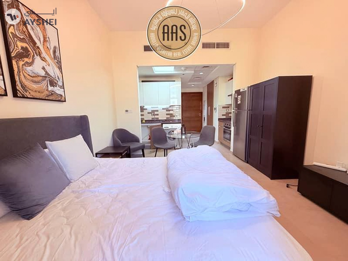 Chiller free brand new studio with fully furnished in Al furjan Dubai-10-10