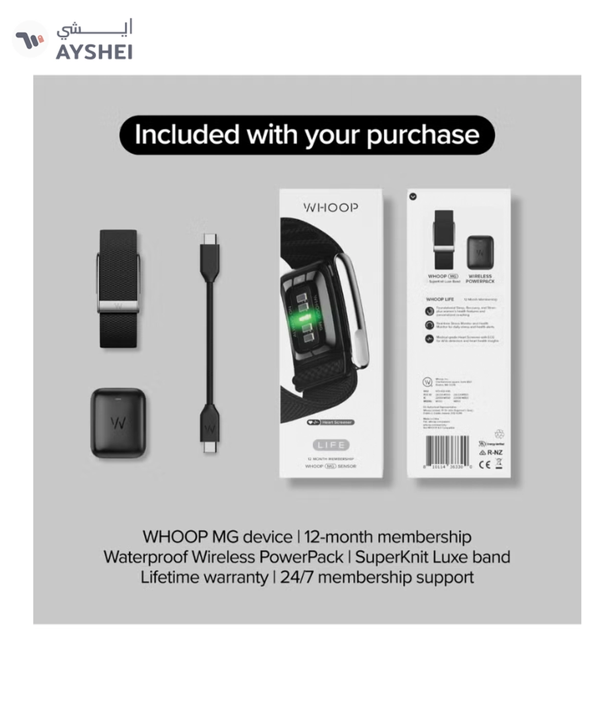 Whoop Life – 12-Month Membership – 5.0 – Health & Fitness Tracker – Blood Pressure Insights-4-4