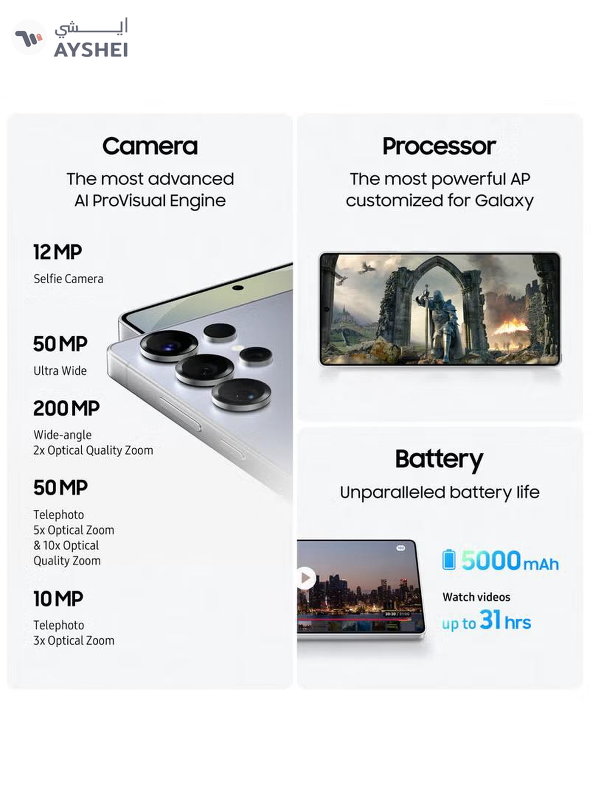 Samsung Galaxy S25 Ultra Dual SIM Titanium Black 12GB RAM 256GB 5G - International Version-5-5