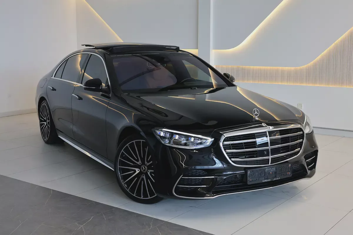 S500 4MATIC - GCC SPECS - WARRANTY / SERVICE 105,000 KM - FULL SERVICE HISTORY - ACCIDENT FREE --1-1