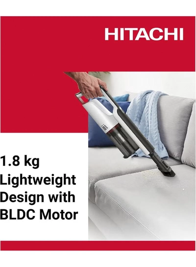 HITACHI Vacuum Cleaner Powerful Household Cordless Vacuum with versatile and low-noise 40Mins Runtime, Handheld Vacuum for Home Carpet, Floor, Stick Vacuum Cleaner,1 Year Warranty 250 W PV-X90NPWH White-7