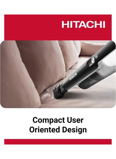 HITACHI Vacuum Cleaner Powerful Household Cordless Vacuum with versatile and low-noise 40Mins Runtime, Handheld Vacuum for Home Carpet, Floor, Stick Vacuum Cleaner,1 Year Warranty 250 W PV-X90NPWH White-4