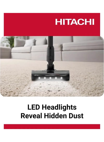 HITACHI Vacuum Cleaner Powerful Household Cordless Vacuum with versatile and low-noise 40Mins Runtime, Handheld Vacuum for Home Carpet, Floor, Stick Vacuum Cleaner,1 Year Warranty 250 W PV-X90NPWH White-8