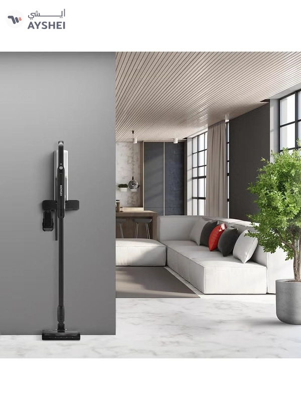 HITACHI Vacuum Cleaner Powerful Household Cordless Vacuum with versatile and low-noise 40Mins Runtime, Handheld Vacuum for Home Carpet, Floor, Stick Vacuum Cleaner,1 Year Warranty 250 W PV-X90NPWH White