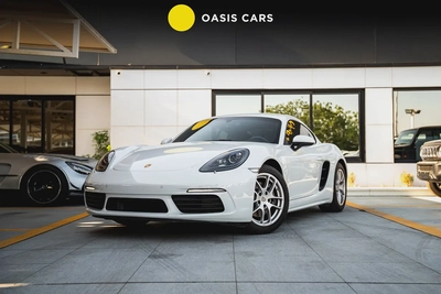 Porsche 718 Cayman 2023 Agency Warranty GCC 2.0L Turbo 4 Cylinders Low Mileage Full Service History-0