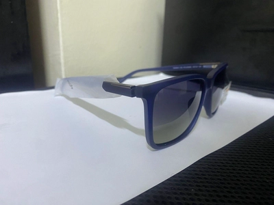 Timberland TB9280-H Polarized Men’s Sunglasses | Square Blue Acetate Frame-3