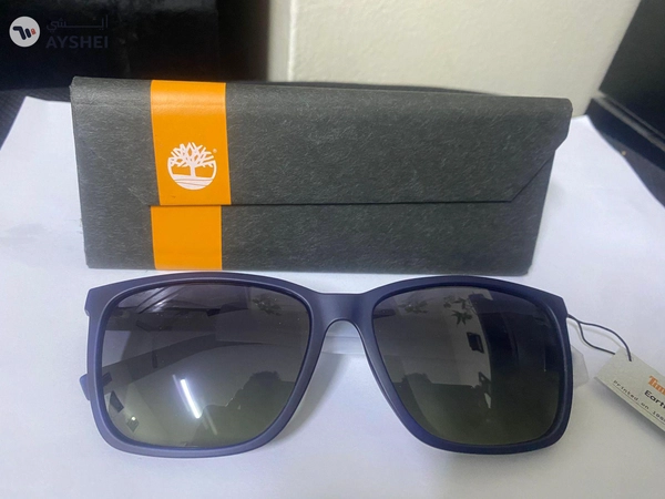 Timberland TB9280-H Polarized Men’s Sunglasses | Square Blue Acetate Frame