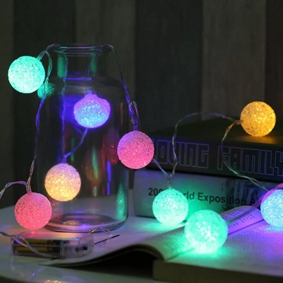 20LED BALLS STRING CHRISTMAS DECORATIVE LIGHTS RGB-0