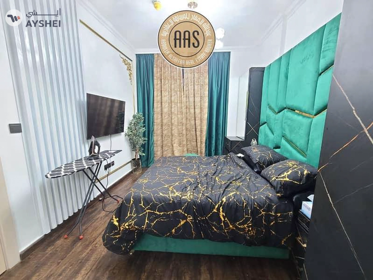 Elegant furnished 1bhk 2bathrooms in 100k balcony wardrobes 1parking-6-6