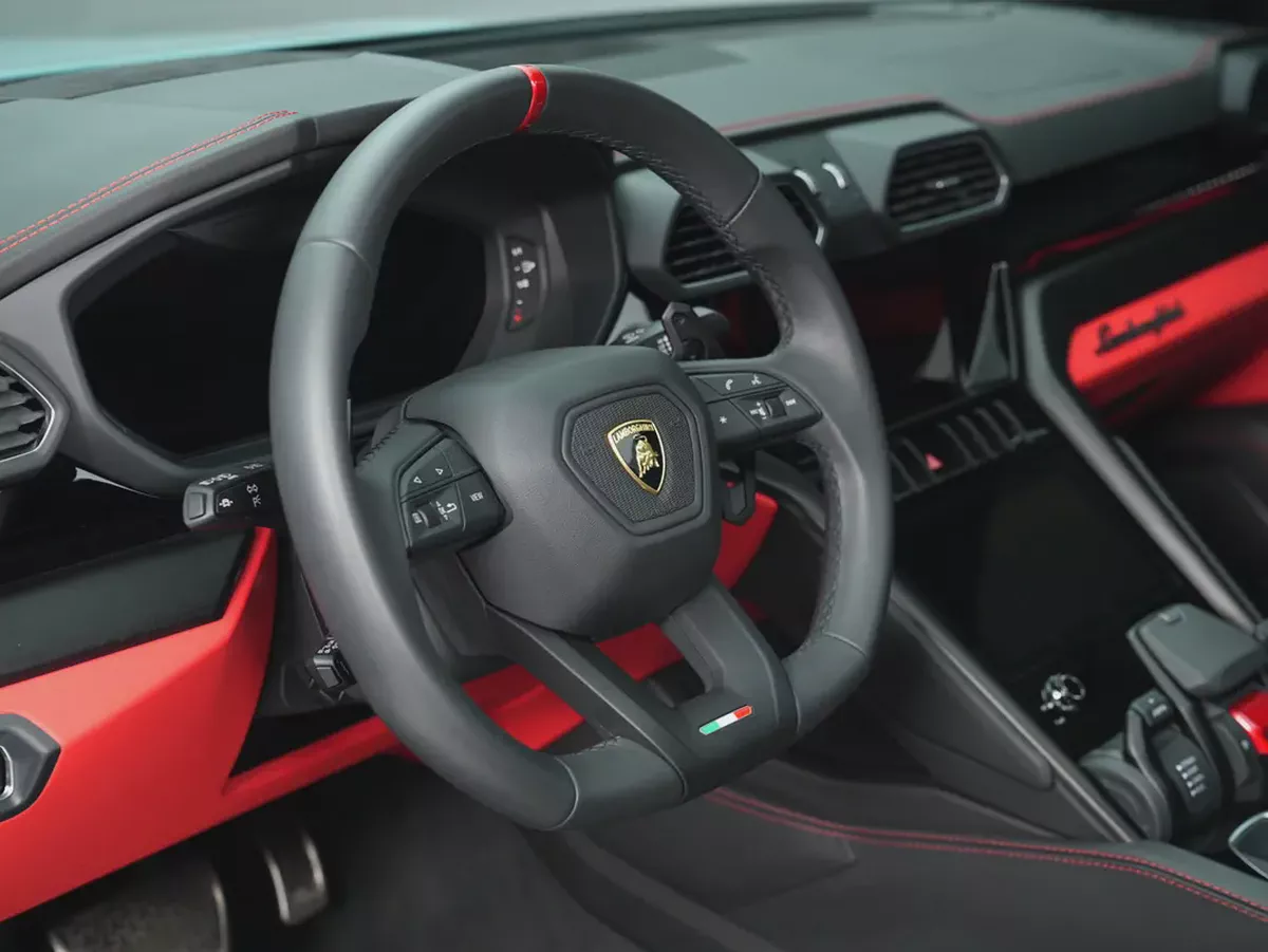 WARRANTY 2 years | Light Blue exterior | 2024 Lamborghini Urus S-13-13