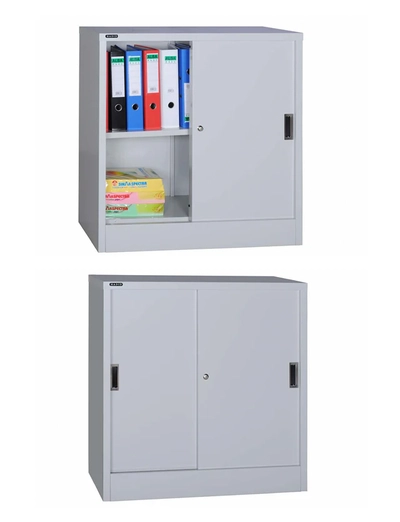 Steel Sliding Door Low Height Cupboard, Heavy Duty-0