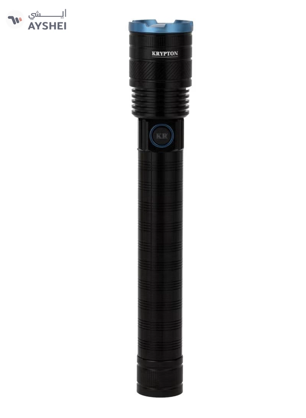 Krypton Zoomable LED Flashlight-KLFL5025 / 2000 Lumens Brightness, High Capacity 6000mAh Battery