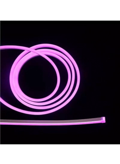 Yuwell Premium Quality LED Neon Strip Light Waterproof For Home Lighting Kitchen Bed Outdoor Flexible Decoration Pink 5 Meter-3