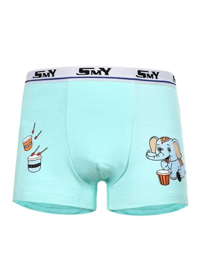 Babyqlo 4 Pack Elephant Printed Boxer Multicolour-2