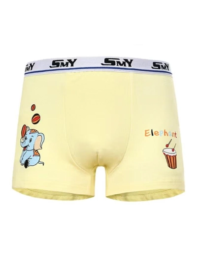 Babyqlo 4 Pack Elephant Printed Boxer Multicolour-3
