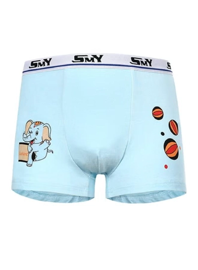 Babyqlo 4 Pack Elephant Printed Boxer Multicolour-5