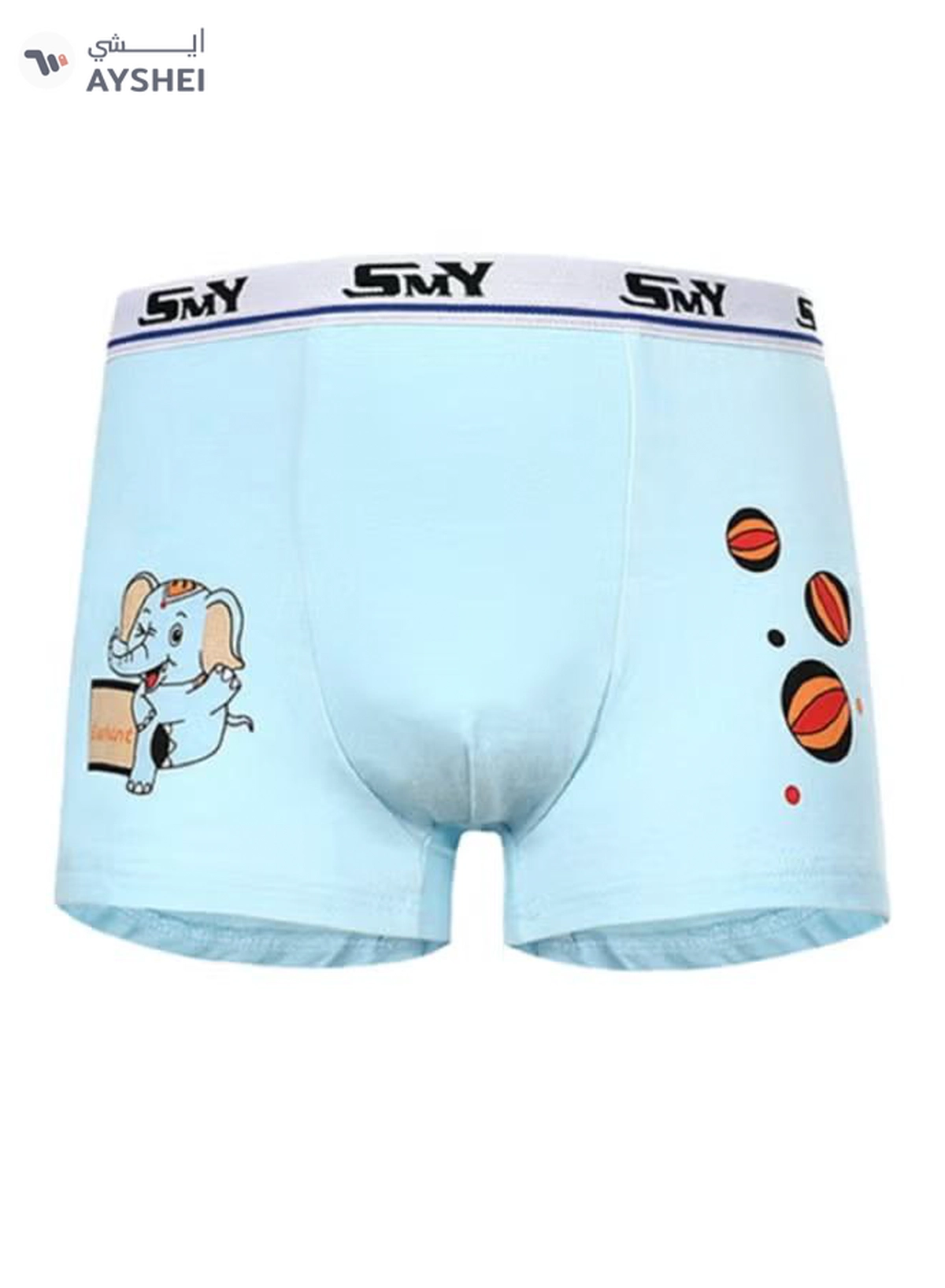 Babyqlo 4 Pack Elephant Printed Boxer Multicolour-5-5