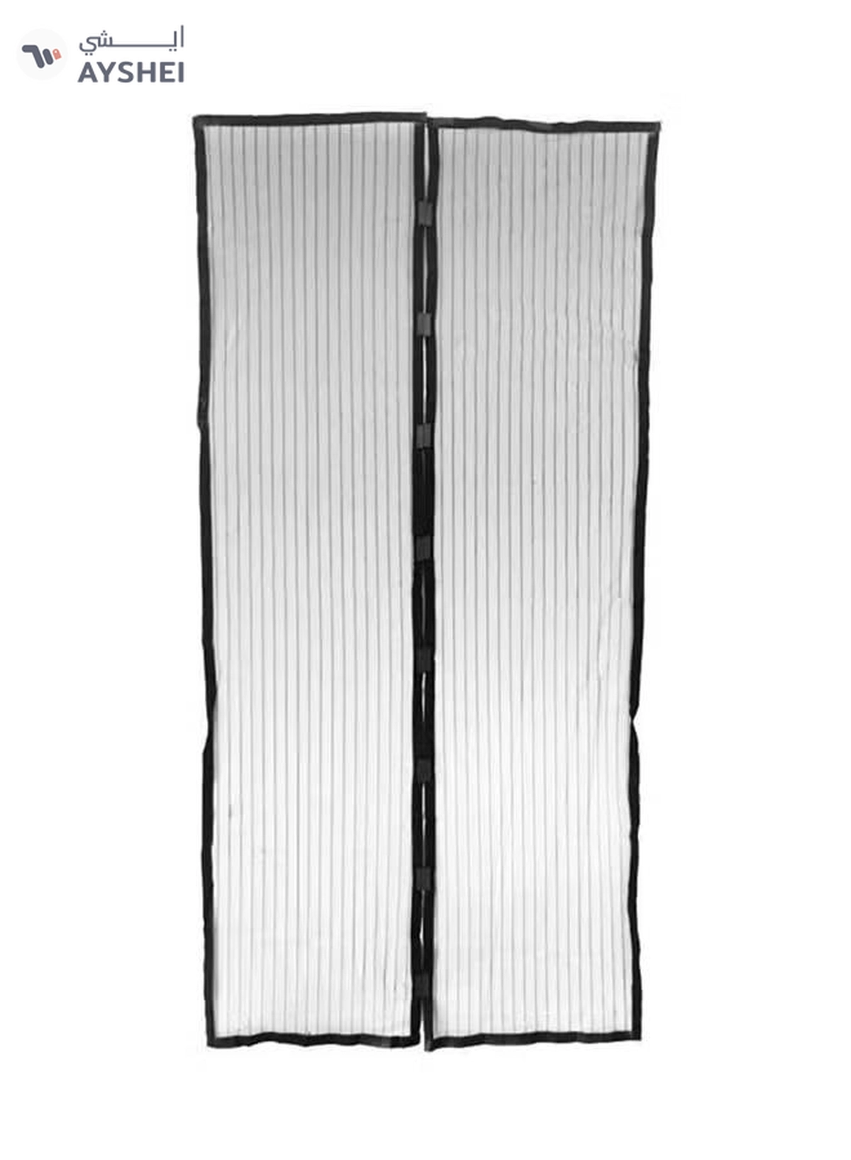 Magic Mesh Magnetic Mesh Curtain Black-1-1