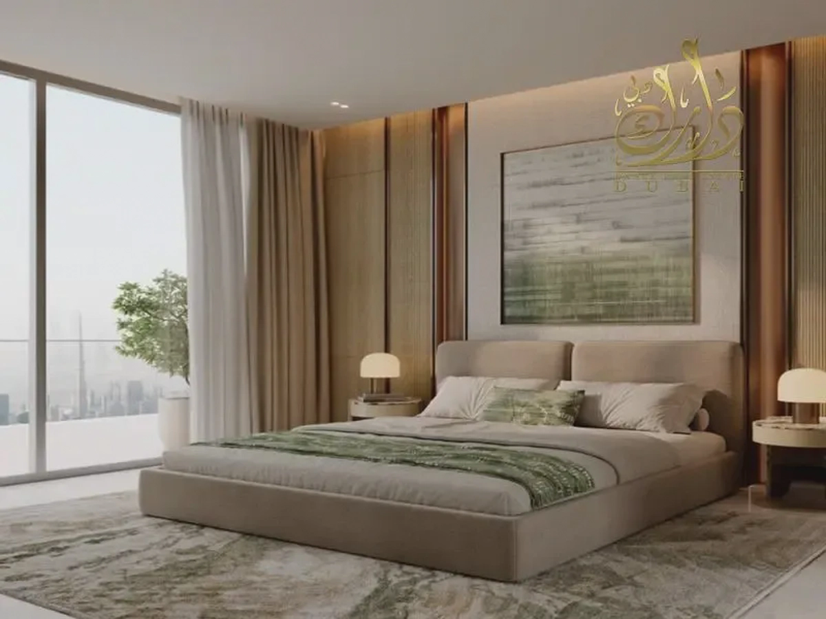 Furnished 1BR Apartment | Binghatti Titania | Balcony & Skyline View