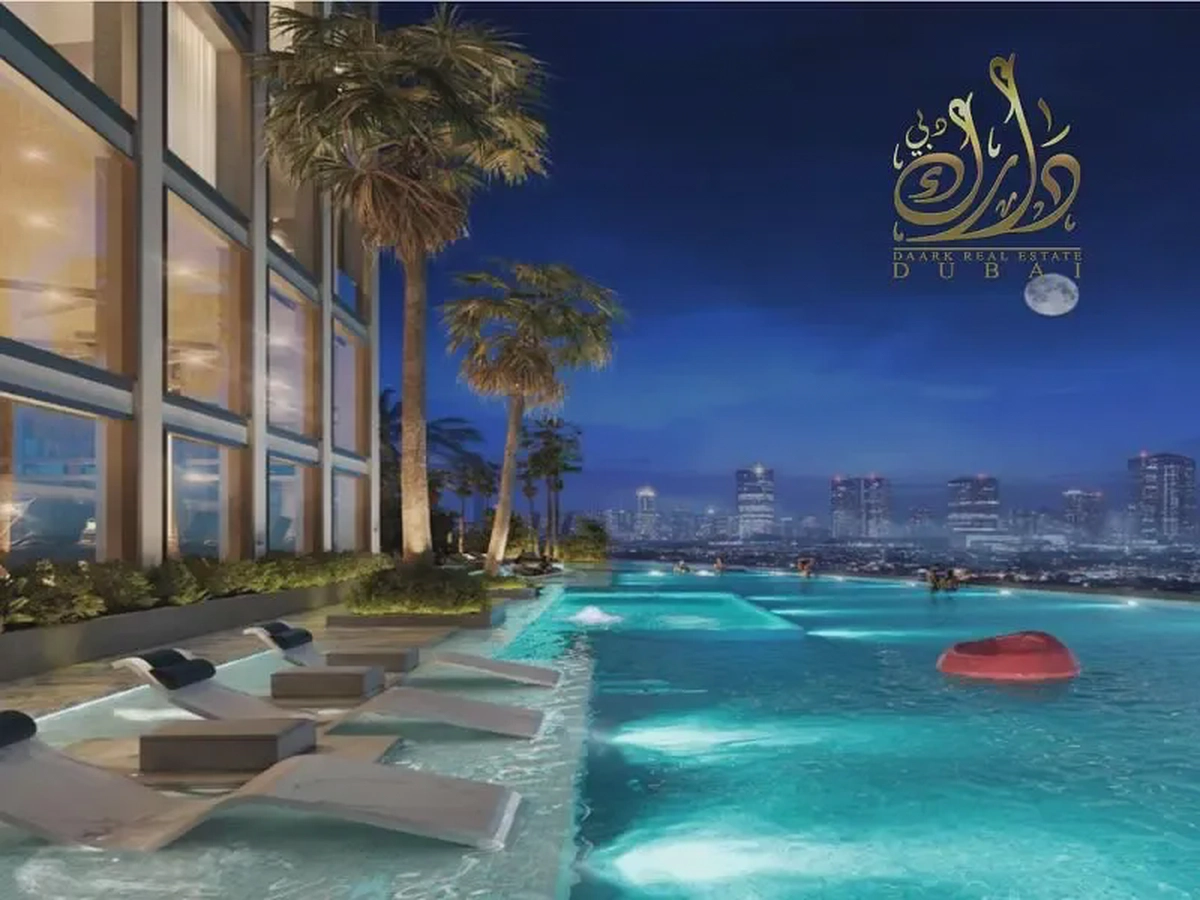 Furnished 1BR Apartment | Binghatti Titania | Balcony & Skyline View